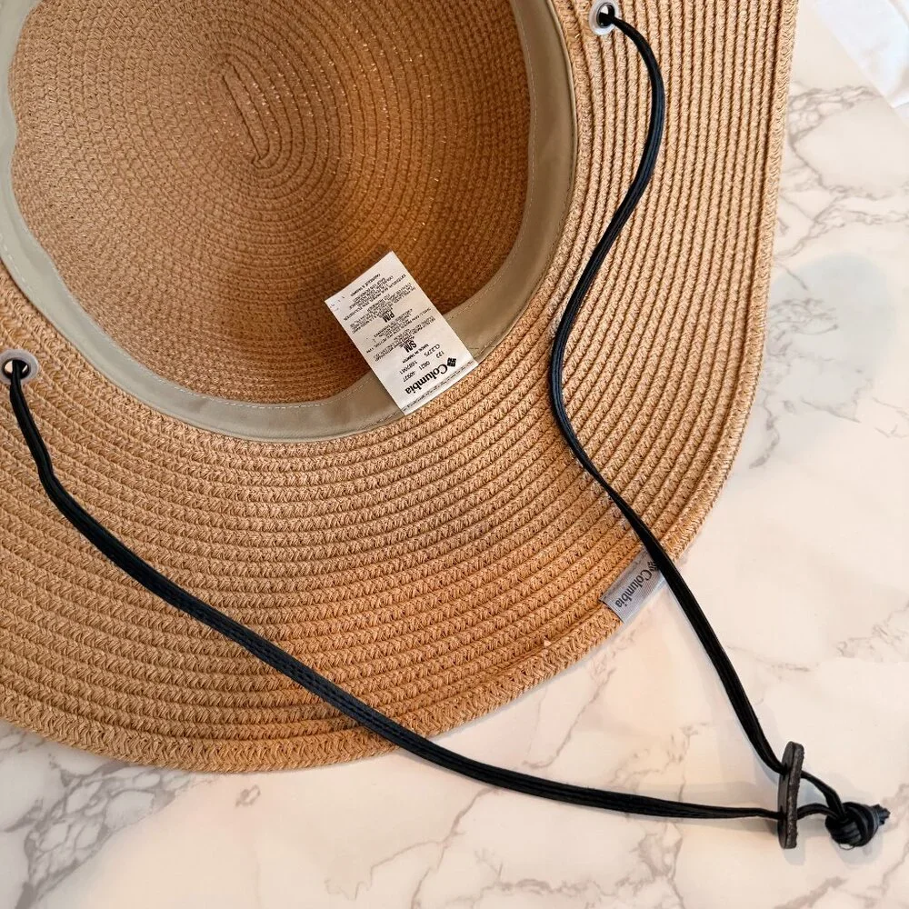 Columbia Women's Gobal Adventure Packable Straw Hat | Size M | UPF 30 | NWOT - Picture 12 of 13